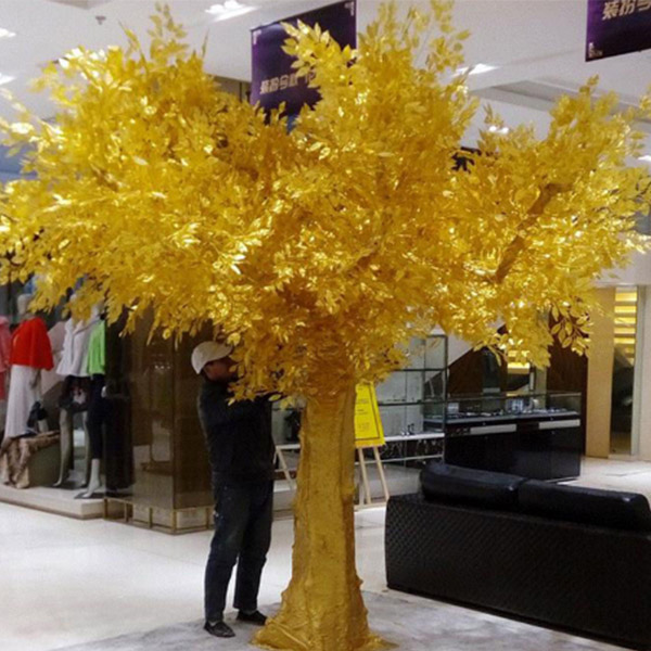 factory wholesale  6m gold Artificial fortune money tree