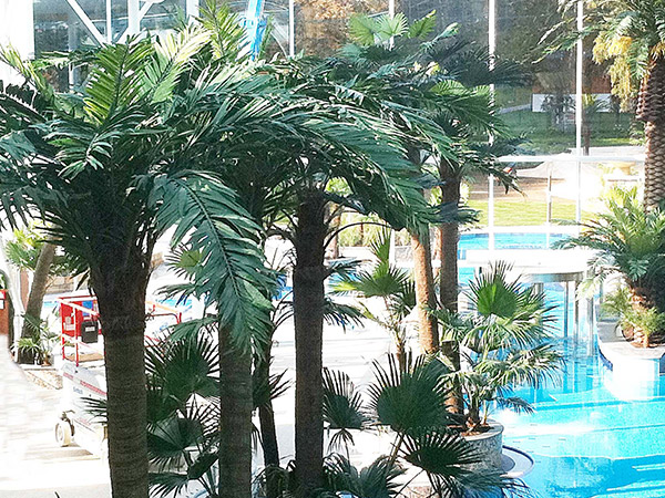 Spa Center Artificial Palm Tree