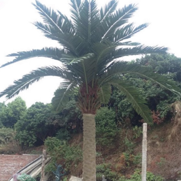 Harga kilang 7m Simulasi pokok rumpai laut perak dengan 24 Daun untuk kegunaan luaran