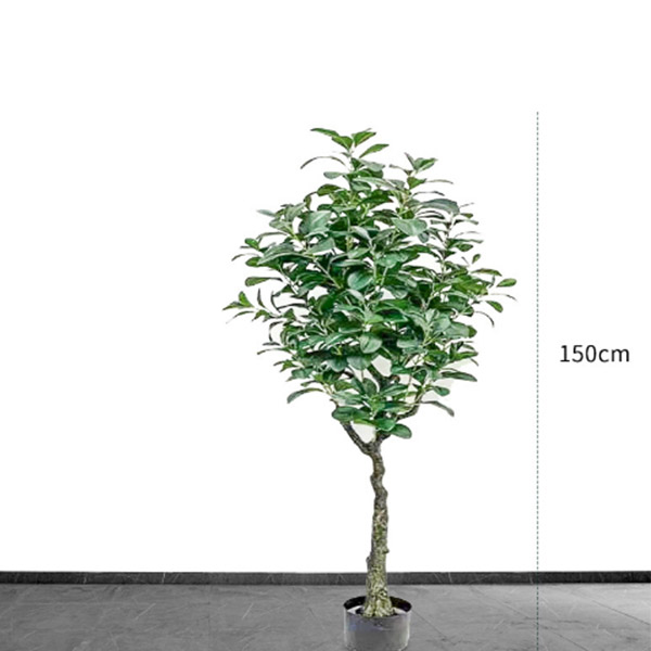 Factory wholesale 1.5m Artificial  Bean Tree  with 7 Leaves