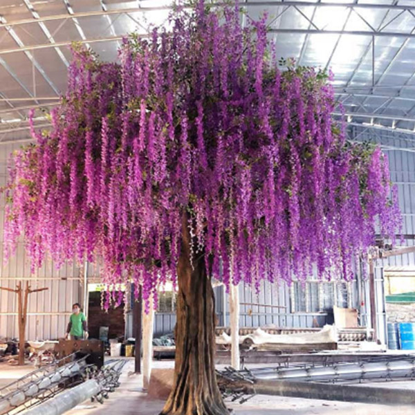 Wholesale 5m Artificial Bean Flower Tree