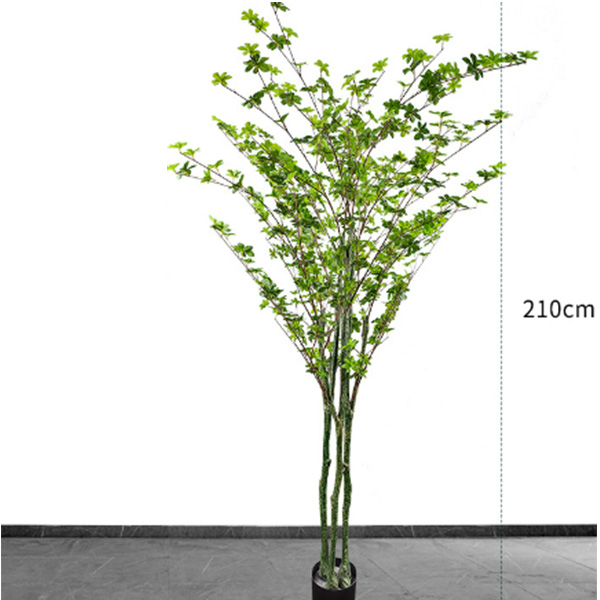 Wholesale Three pole 210cm Artificial hanging clock with 15 leaves