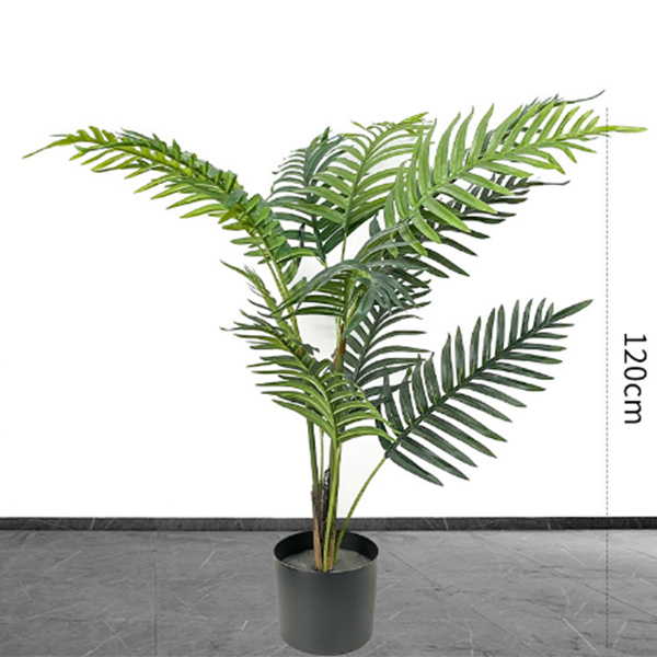 Customized 1.2m Artificial Areca palm with 8 Leaves