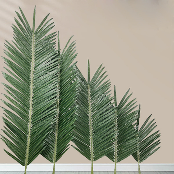 Supply 2.6m Simulation small square tube coconut leaf with 109 Leaves